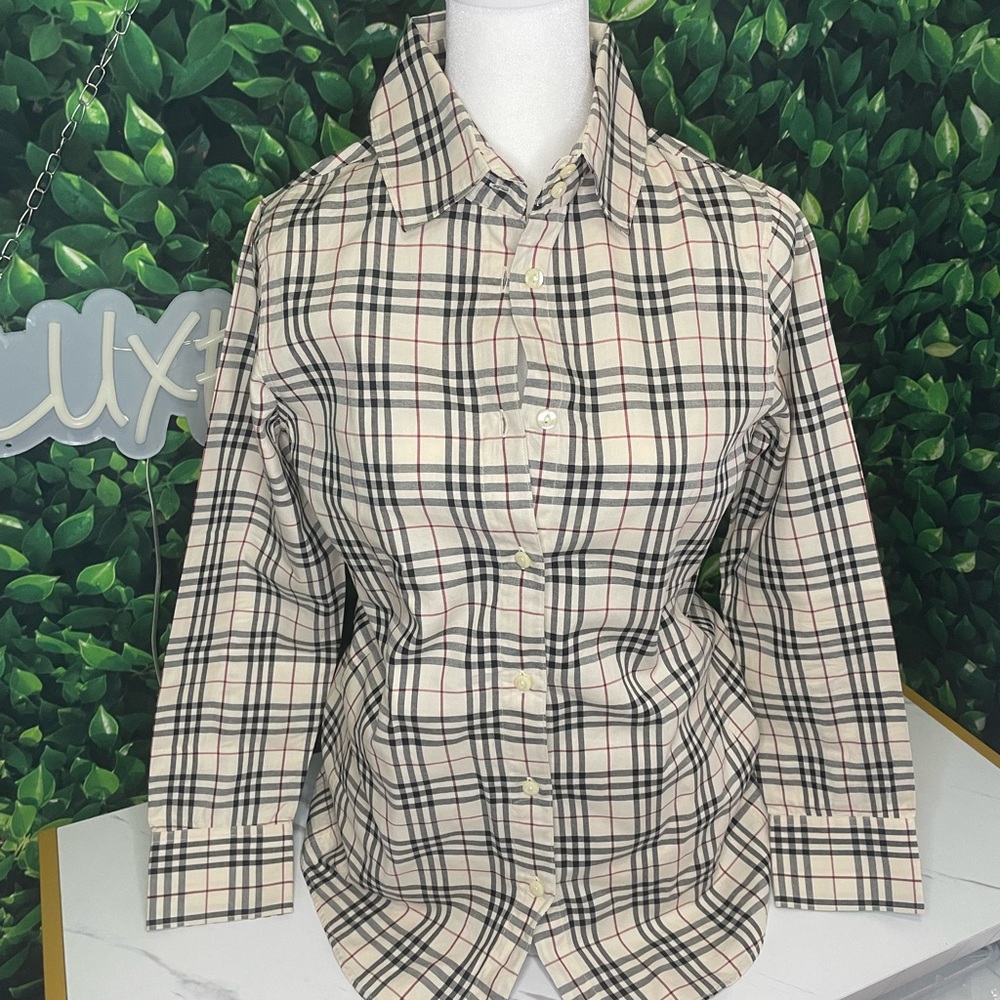 BURBERRY SHIRT 100% AUTHENTIC BURBERRY CHECKERED BUTTON UP